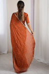 Pure Georgette Embellished Saree with Sequin Border