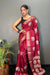 Soft Dola Silk Saree with Zari Kanjivaram Border