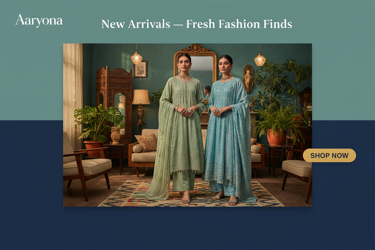 Aaryona New Arrivals Desktop