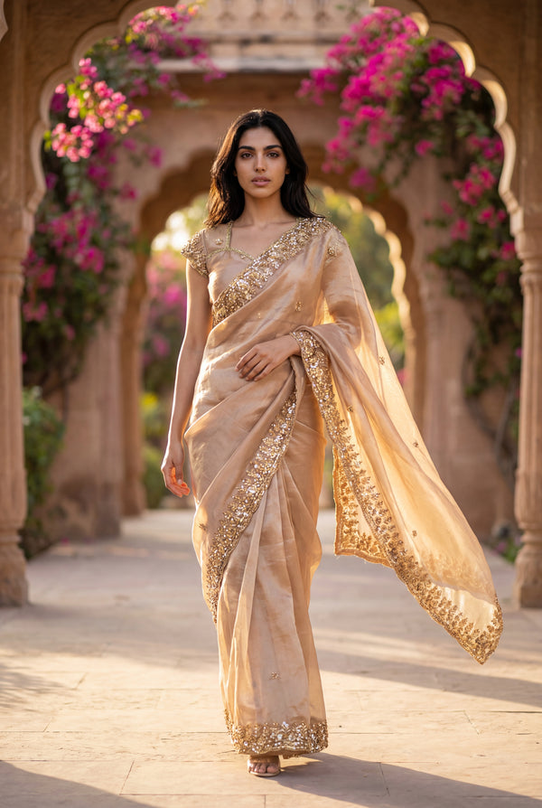 Super Soft Mul Slab Cotton Saree with Floral Print (Copy)