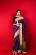 Banarasi Silk Saree – Gold Zari